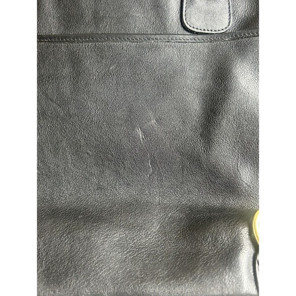 Ghurka MH No.174 All Leather Black Briefcase Shoulder Bag w/Storage belt Vintage - Picture 15 of 16